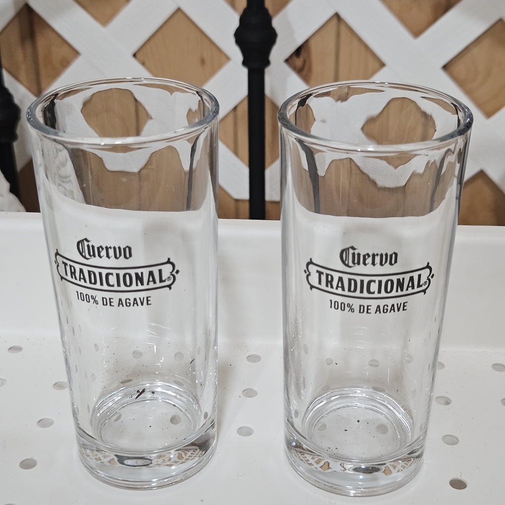 2 JOSE CUERVO Tradicional Tequila Tall Highball Glasses 10 oz - Picture 4 of 4